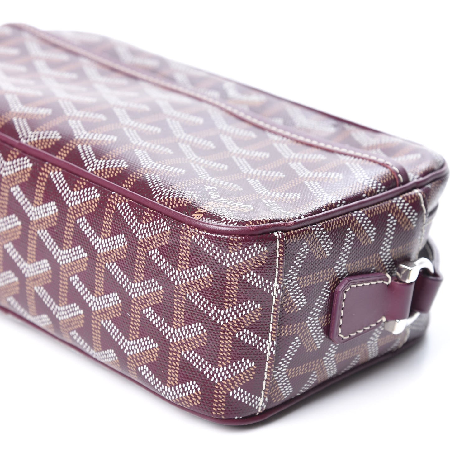 Goyardine Sac Cap Vert Burgundy