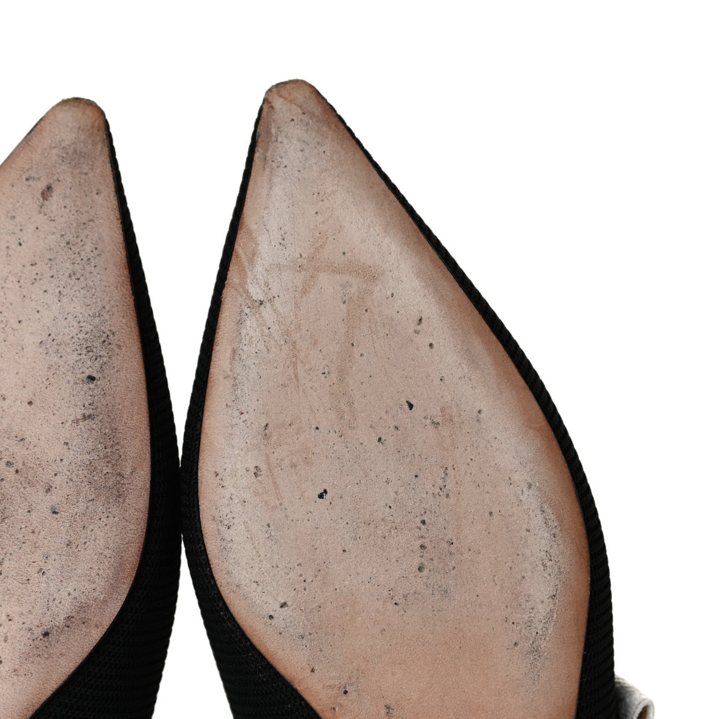 Technical Canvas Ribbon J'Adior Slingback Ballet Flats 36 Black