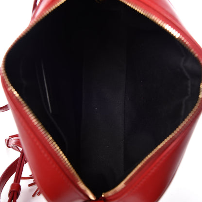 Saint Laurent Calfskin Matelasse Monogram Lou Camera Bag Rouge Eros 5 of 11