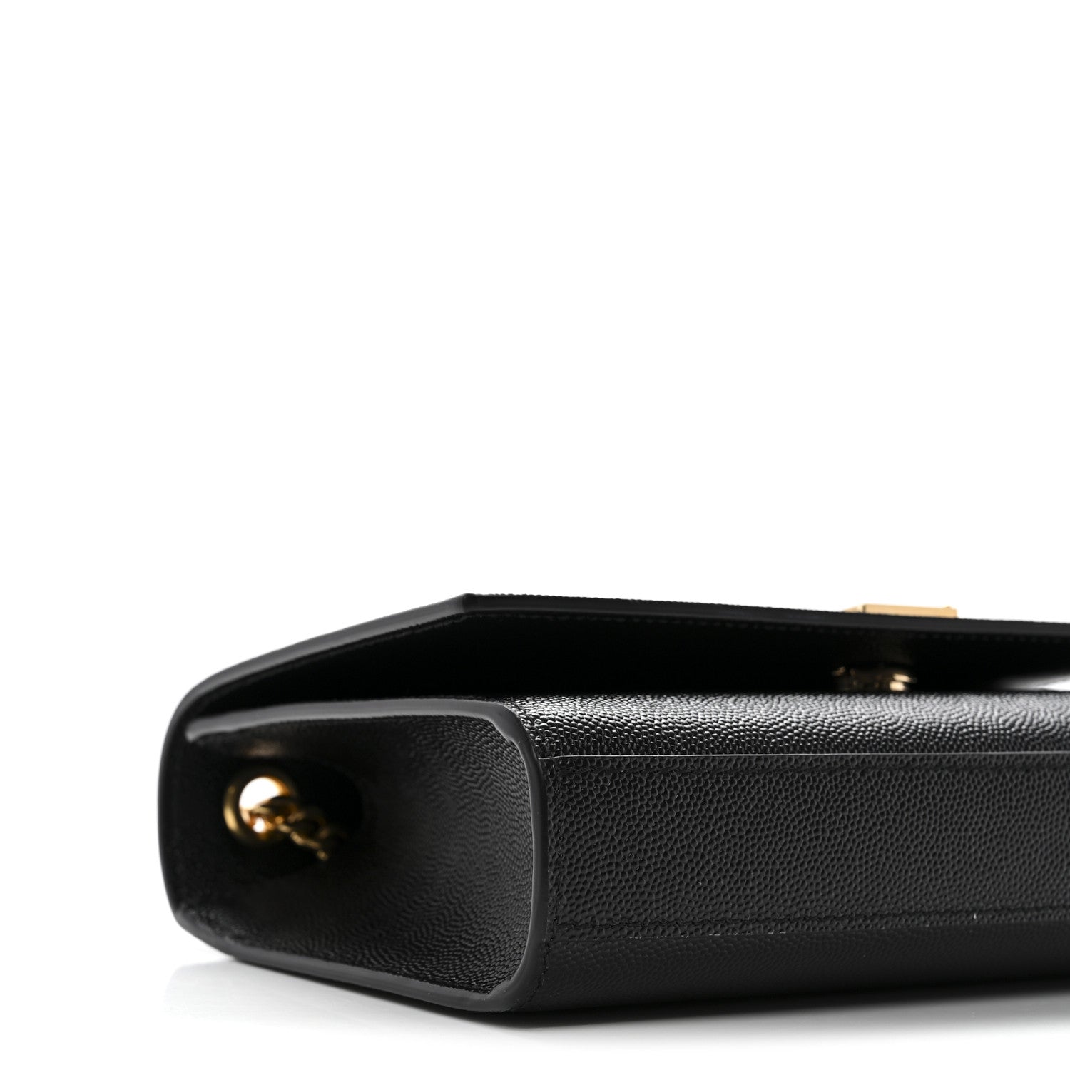 Saint Laurent Grain De Poudre Small Monogram Kate Satchel Black 10 of 12