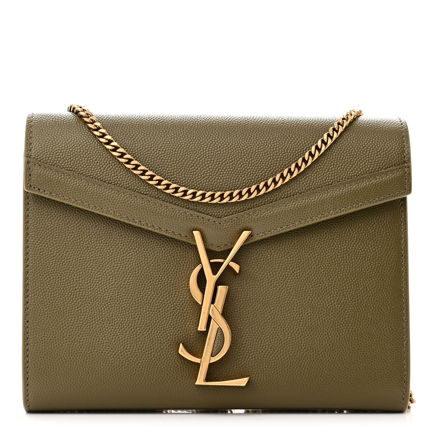 Grain De Poudre Monogram Cassandra Chain Wallet Ver Kaki