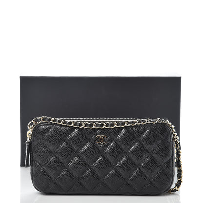 Chanel Caviar Quilted Small Clutch With Chain Black 13 of 13