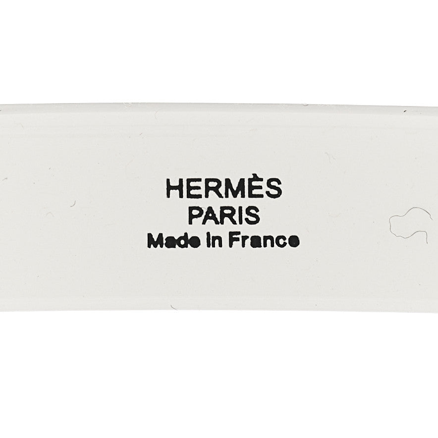 Hermes Enamel 24mm Mini H Belt Buckle Nata 2 of 3
