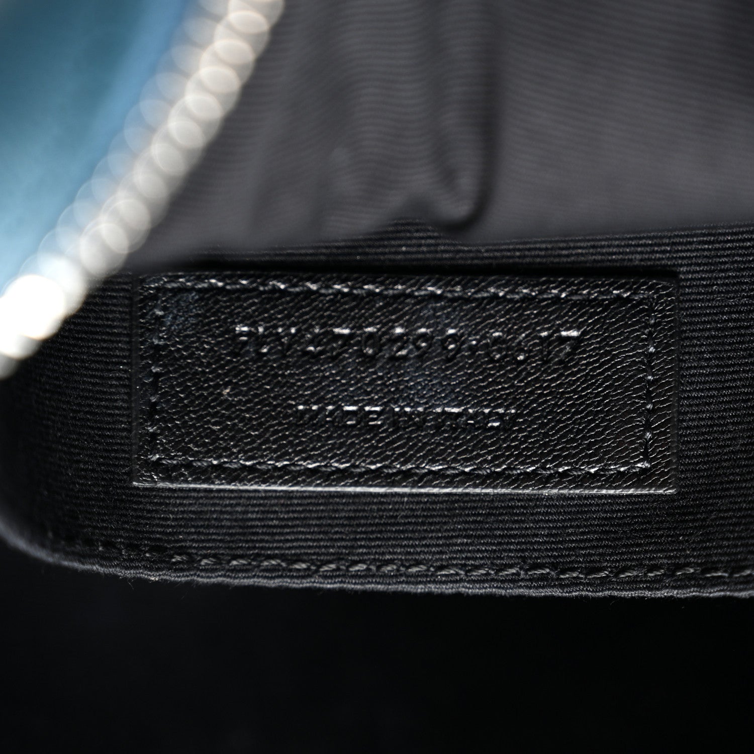 Saint Laurent Lambskin Monogram Small Lou Camera Bag Peacock 7 of 10