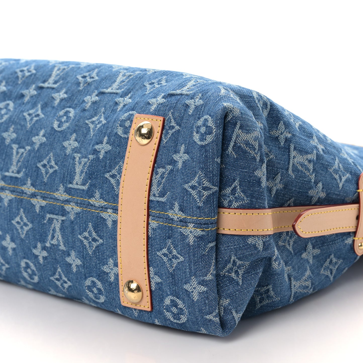 Monogram Denim CarryAll MM Blue