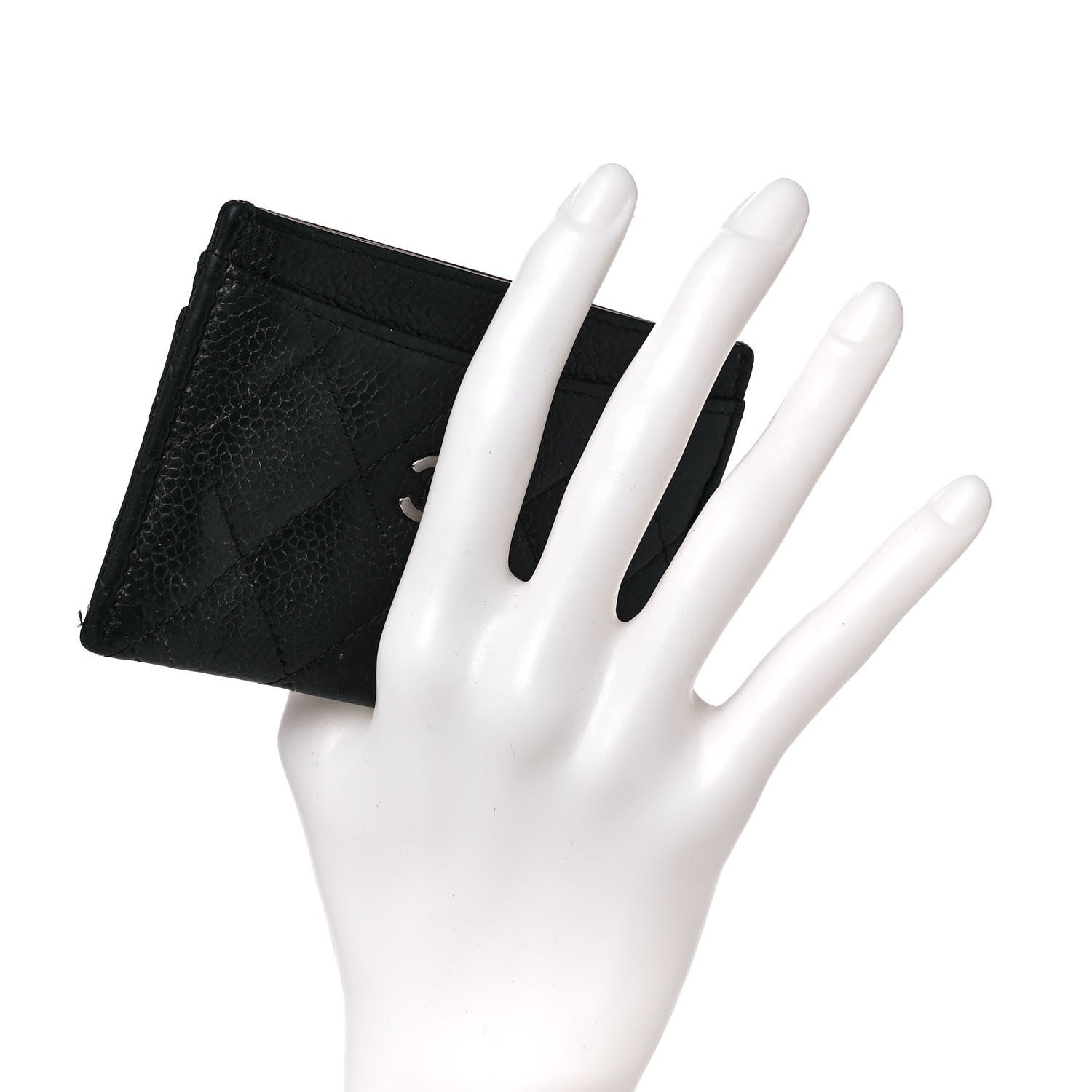 Chanel Caviar Quilted Card Holder Black 2 of 9