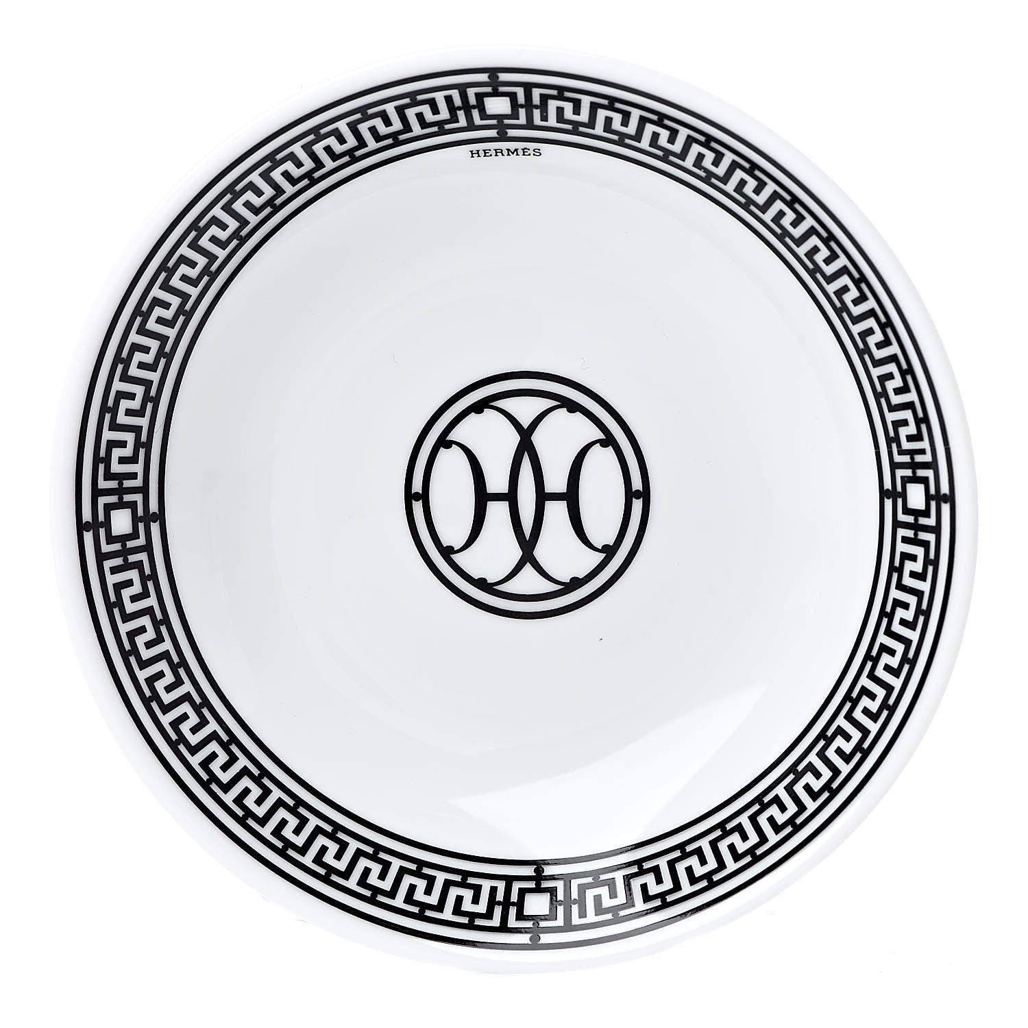 Hermes Porcelain H Deco Soy Dish 1 of 4