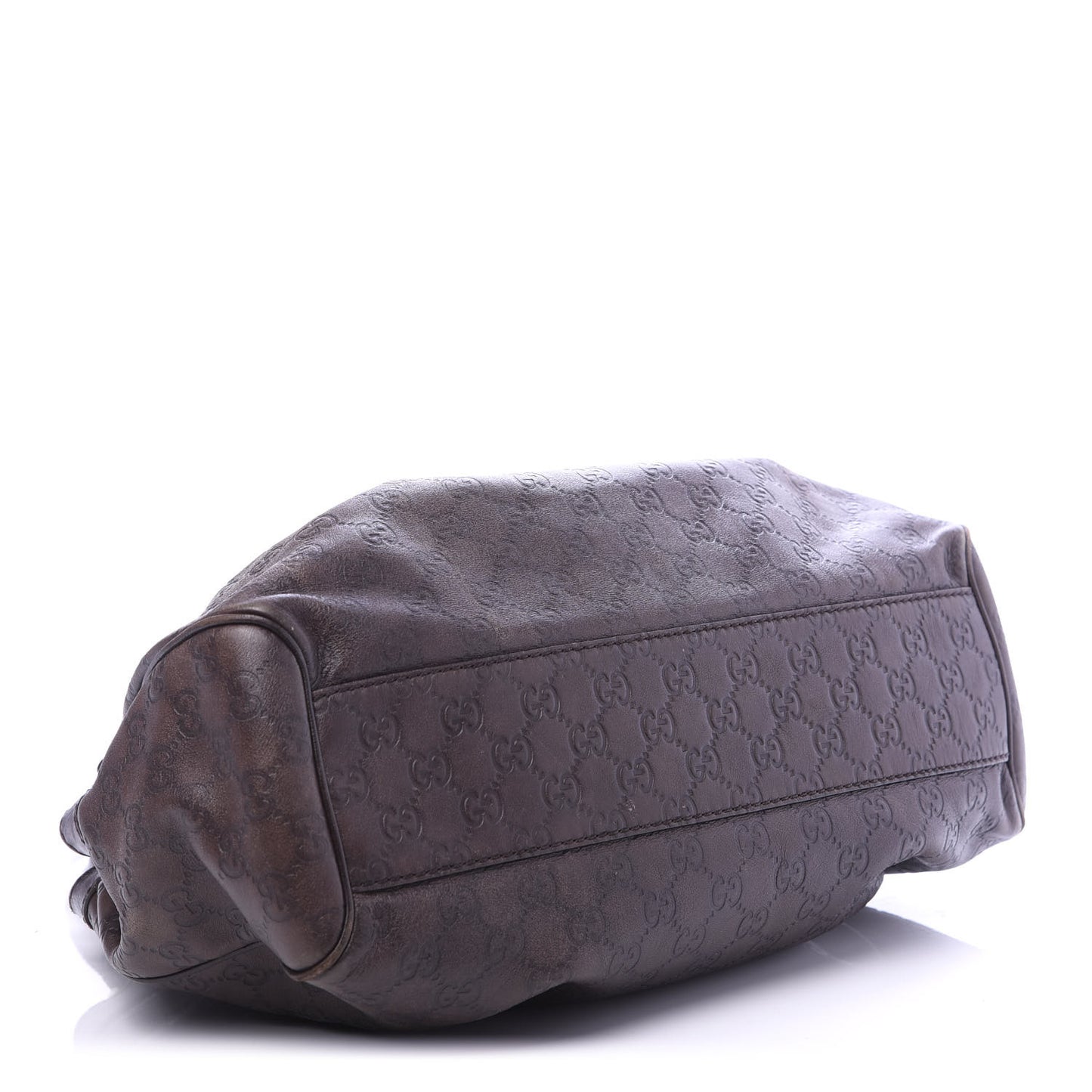 Guccissima Medium Sukey Tote Chocolate
