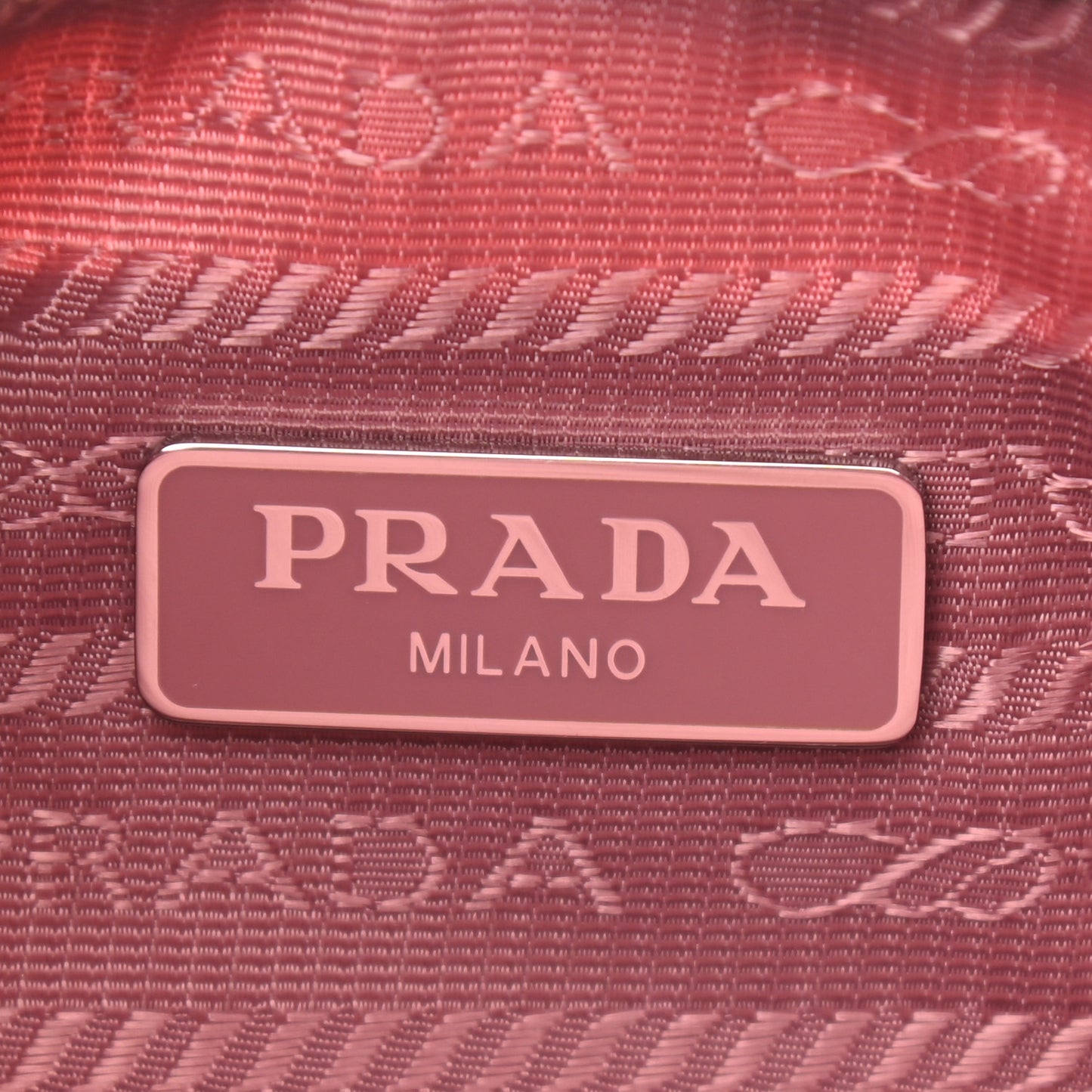 Re-Nylon Saffiano Mini Re-Edition 2005 Bag Rosa