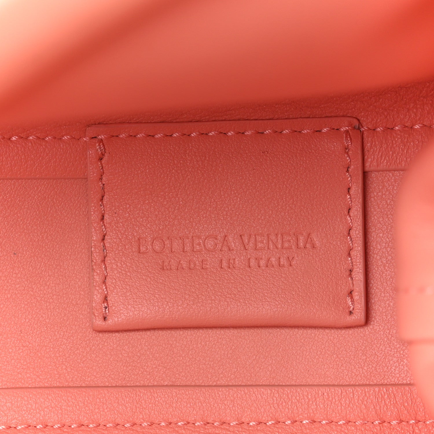 Bottega Veneta Calfskin Small The Point Triangle Bag Peachy 6 of 9