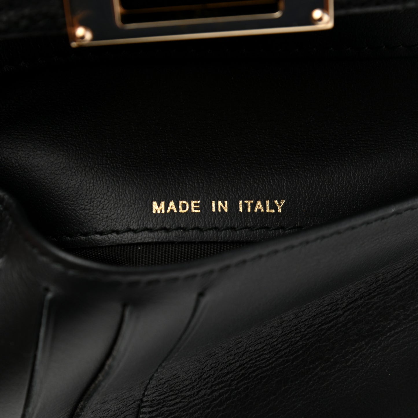 Caviar Quilted Small Golden Class Flap Wallet Black