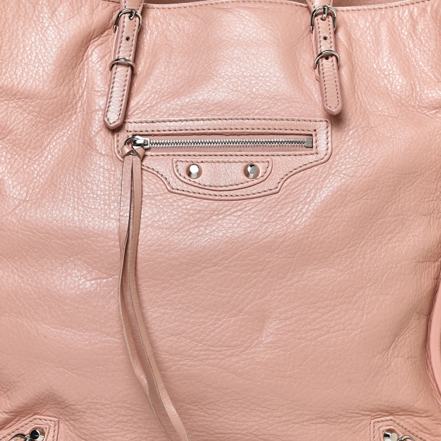 Veau Papier A5 Zip Around Tote Beige Desert