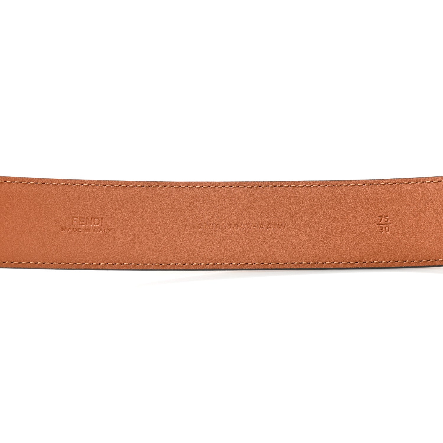 Fendi Vitello King FF 3.5CM Belt 75 30 Cuoio 5 of 5