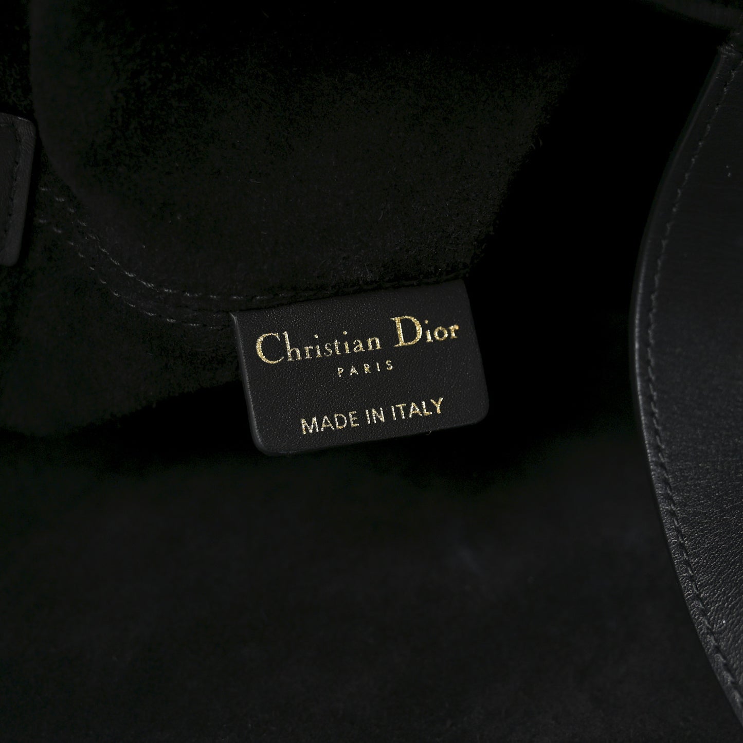 Calfskin Macrocannage Large Toujours Black