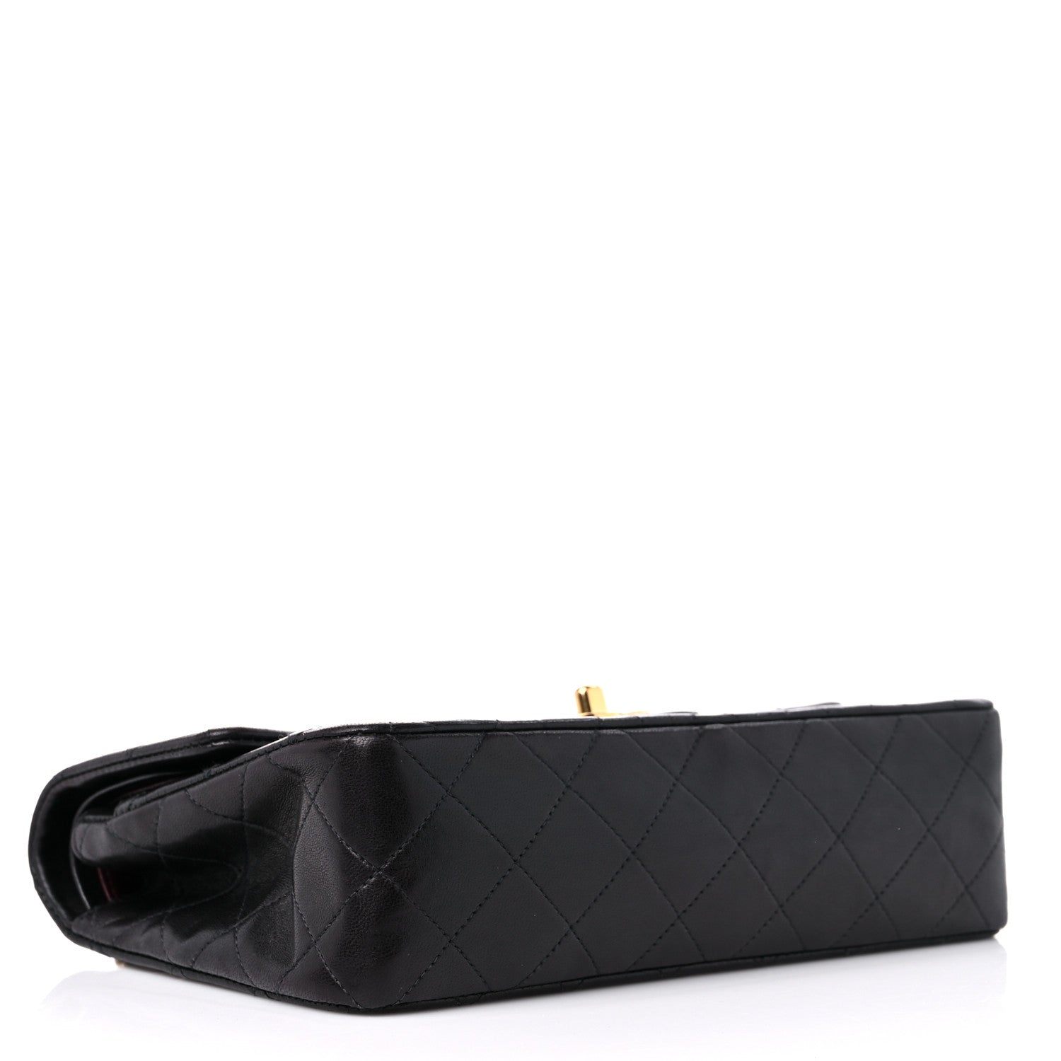 Chanel Lambskin Quilted Small Double Flap Black 4 of 14
