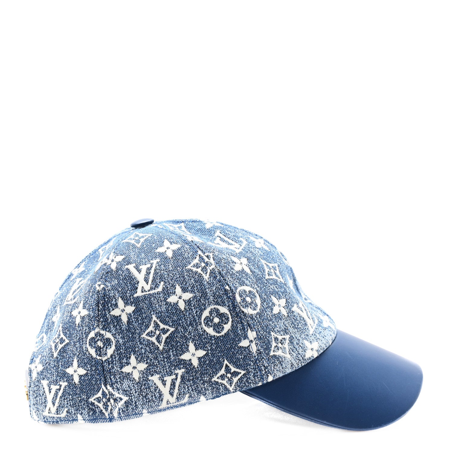 Louis Vuitton Monogram Denim Jacquard Cap L Blue 6 of 9