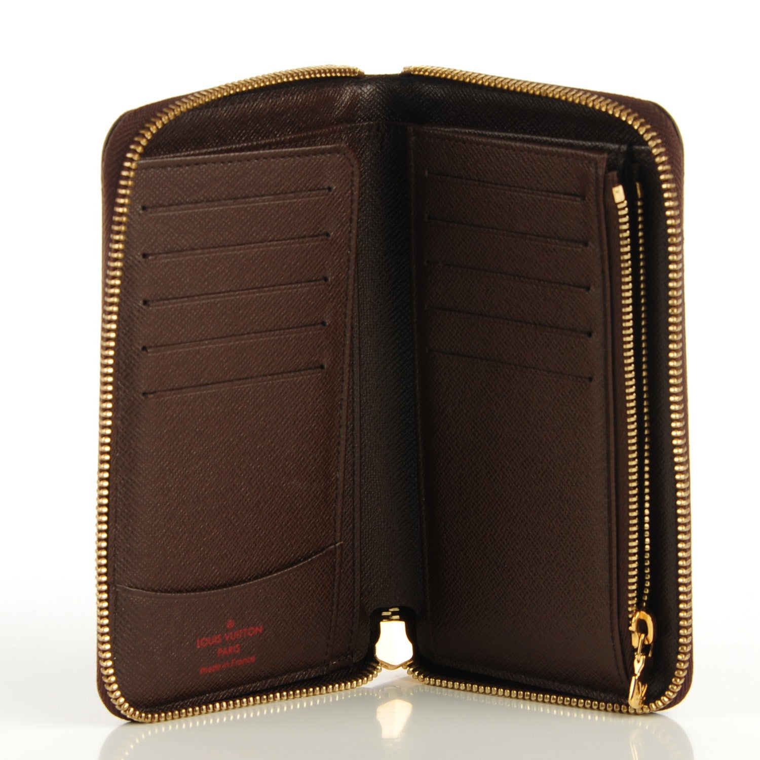 Louis Vuitton Damier Ebene Zippy Compact Wallet 6 of 6