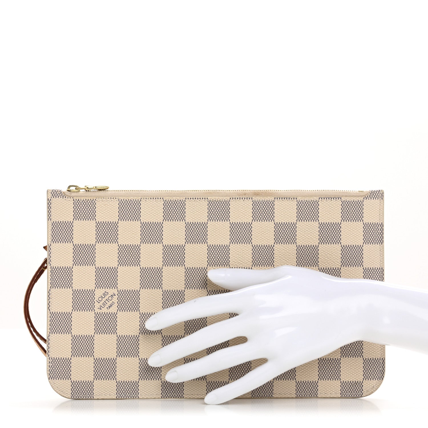 Louis Vuitton Damier Azur Neverfull MM GM Pochette 2 of 9