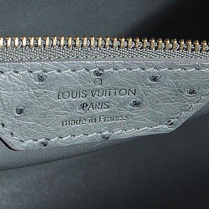 Louis Vuitton Ostrich Alma MM Gris 6 of 7