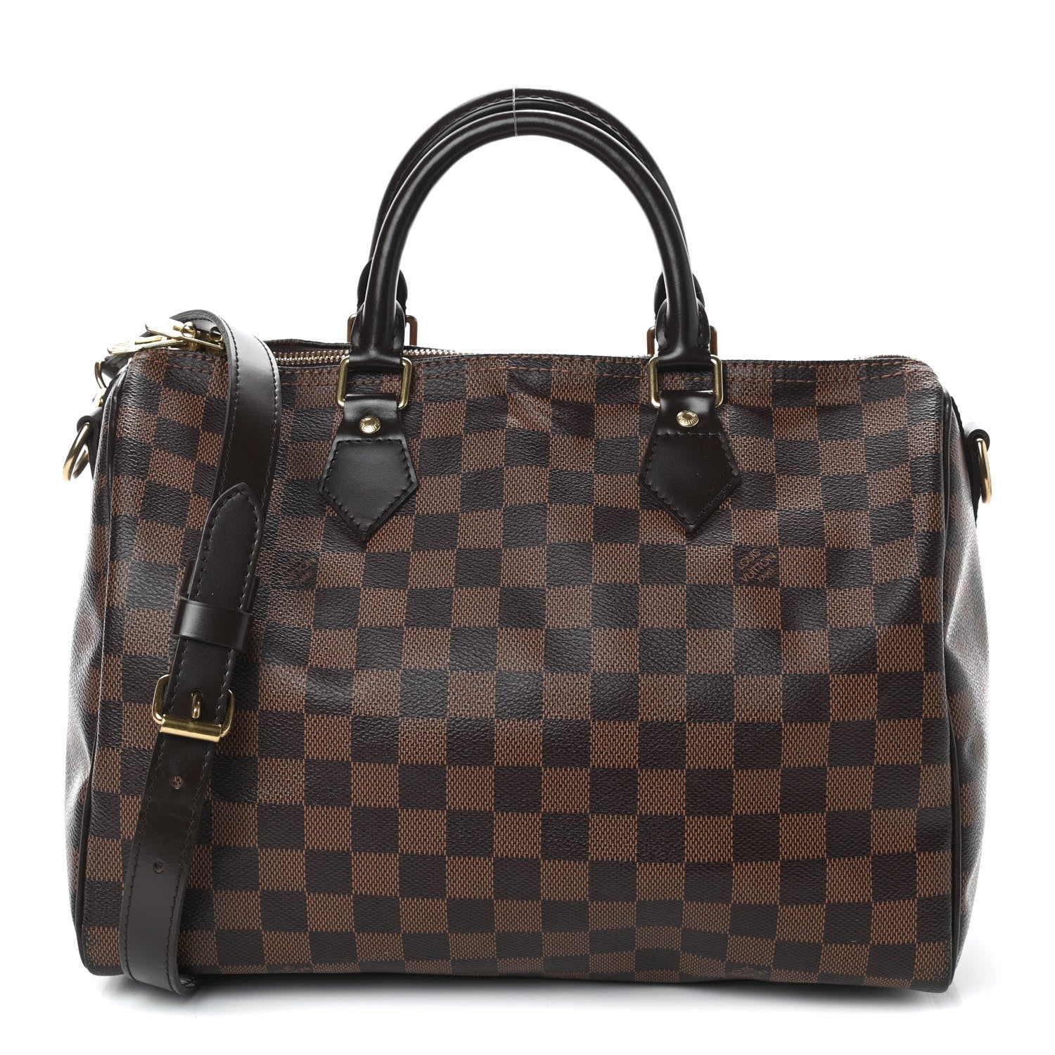 Louis Vuitton Damier Ebene Speedy Bandouliere 30 1 of 10