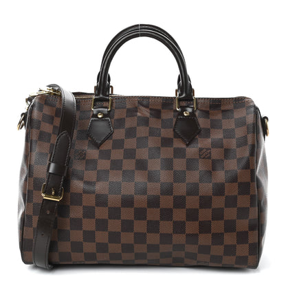 Louis Vuitton Damier Ebene Speedy Bandouliere 30 1 of 10