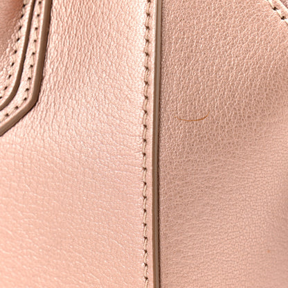 Givenchy Metallic Sugar Goatskin Mini Antigona Light Pink 11 of 12