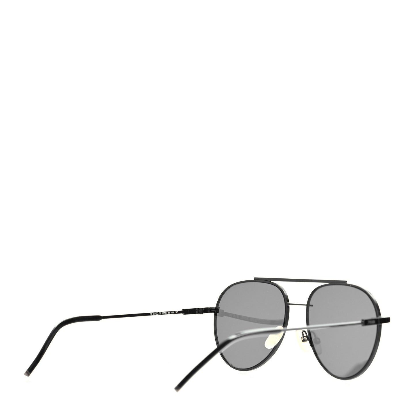 Metal Aviator Sunglasses FF0222/S Black
