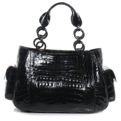 Nancy Gonzalez Crocodile Tote Black 1 of 7
