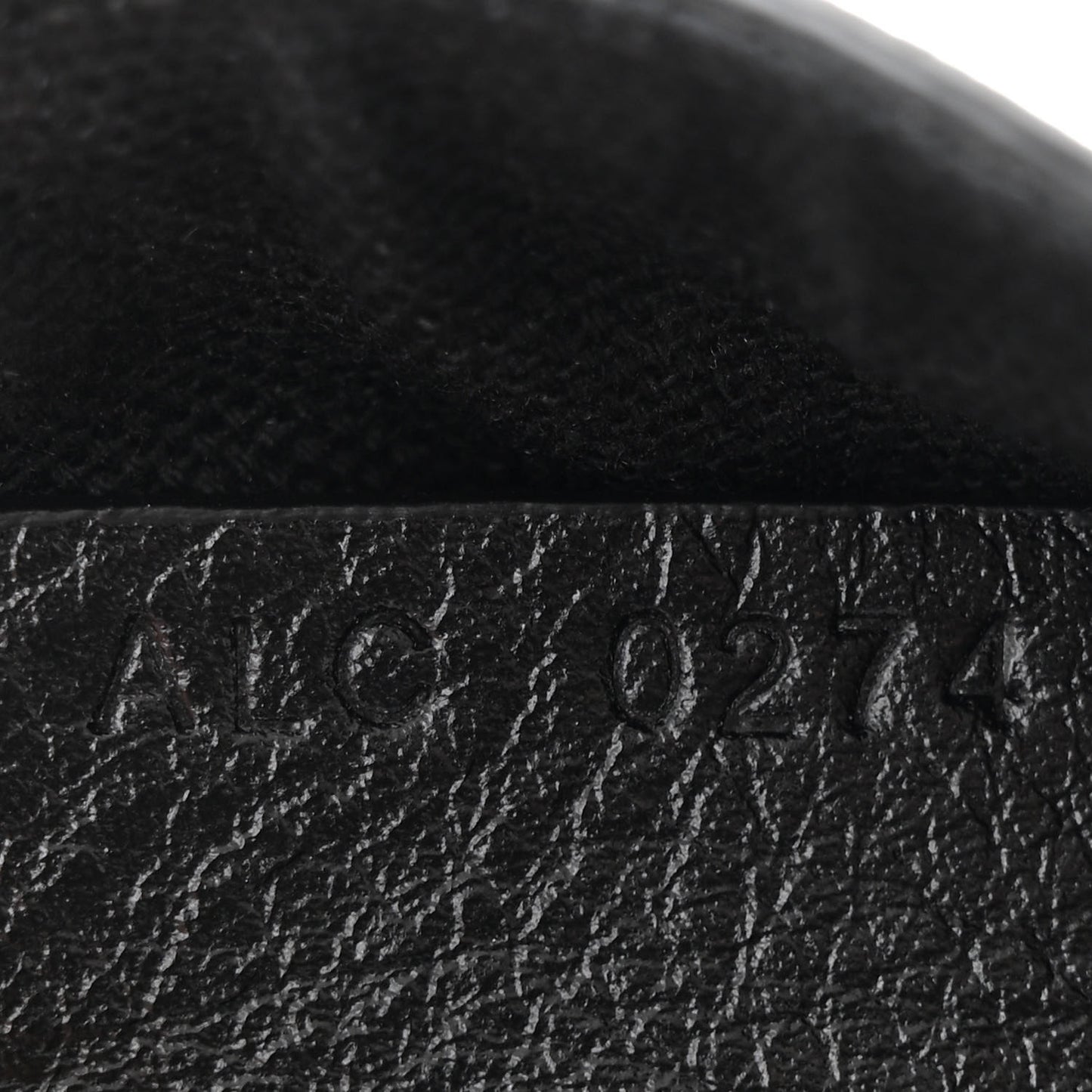 Tumbled Calfskin Nano Voyou Bag Black
