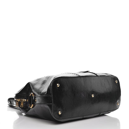 Saint Laurent Patent Oversized Muse Black 4 of 13