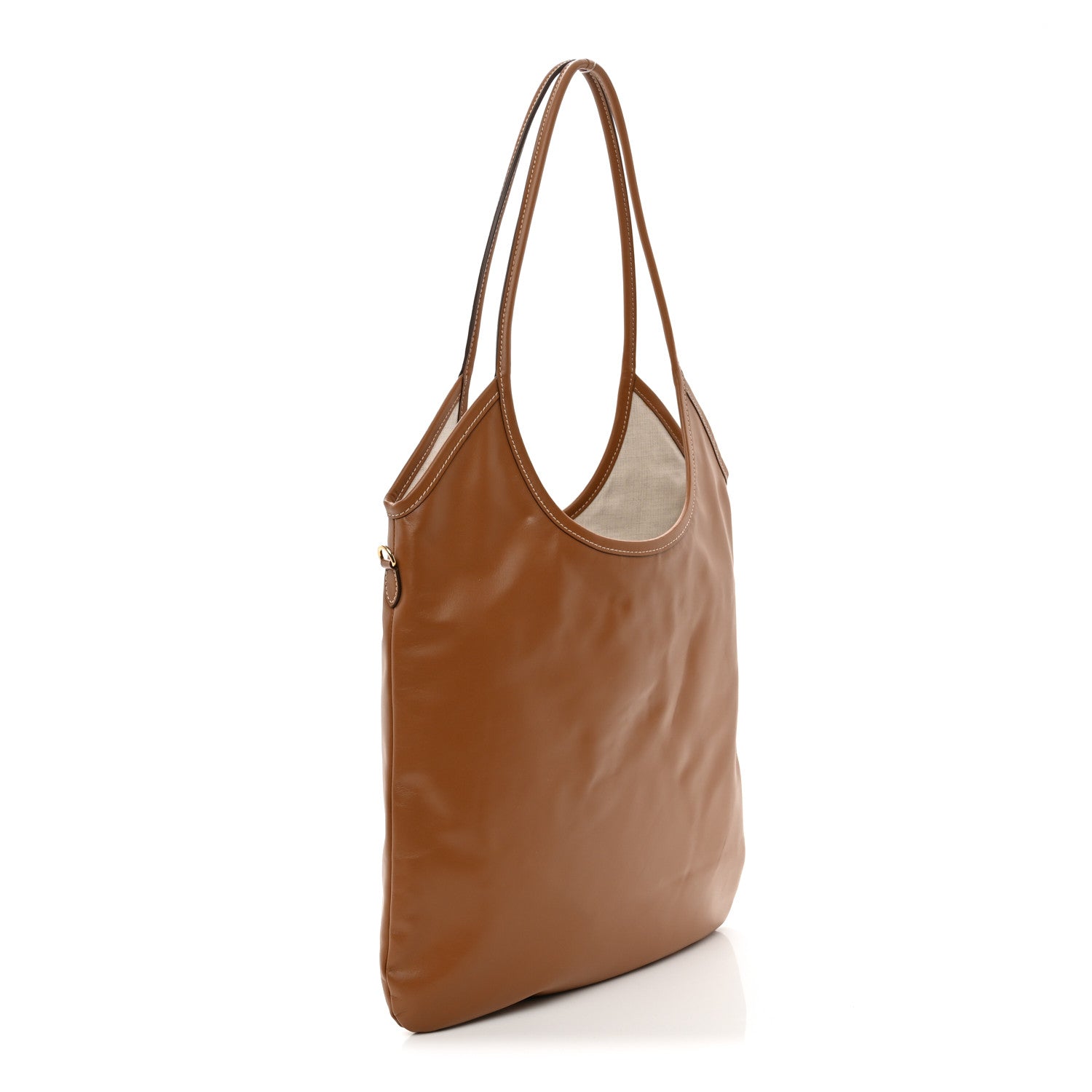 Miu Miu Nappa Ivy Bag Caramel 3 of 10