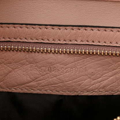 Gucci Snakeskin Ostrich Calfskin Small Jackie 1961 Hobo Pink Multicolor 7 of 10