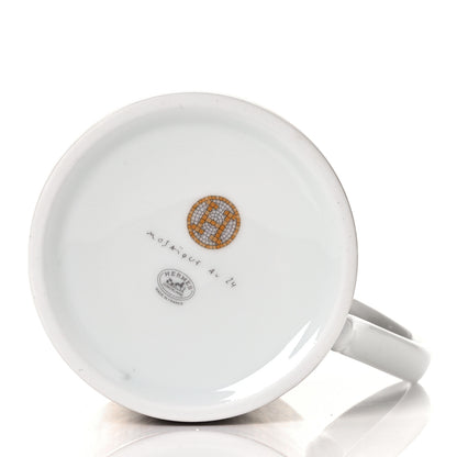 Hermes Porcelain Mosaique au 24 Mug Gold 3 of 4
