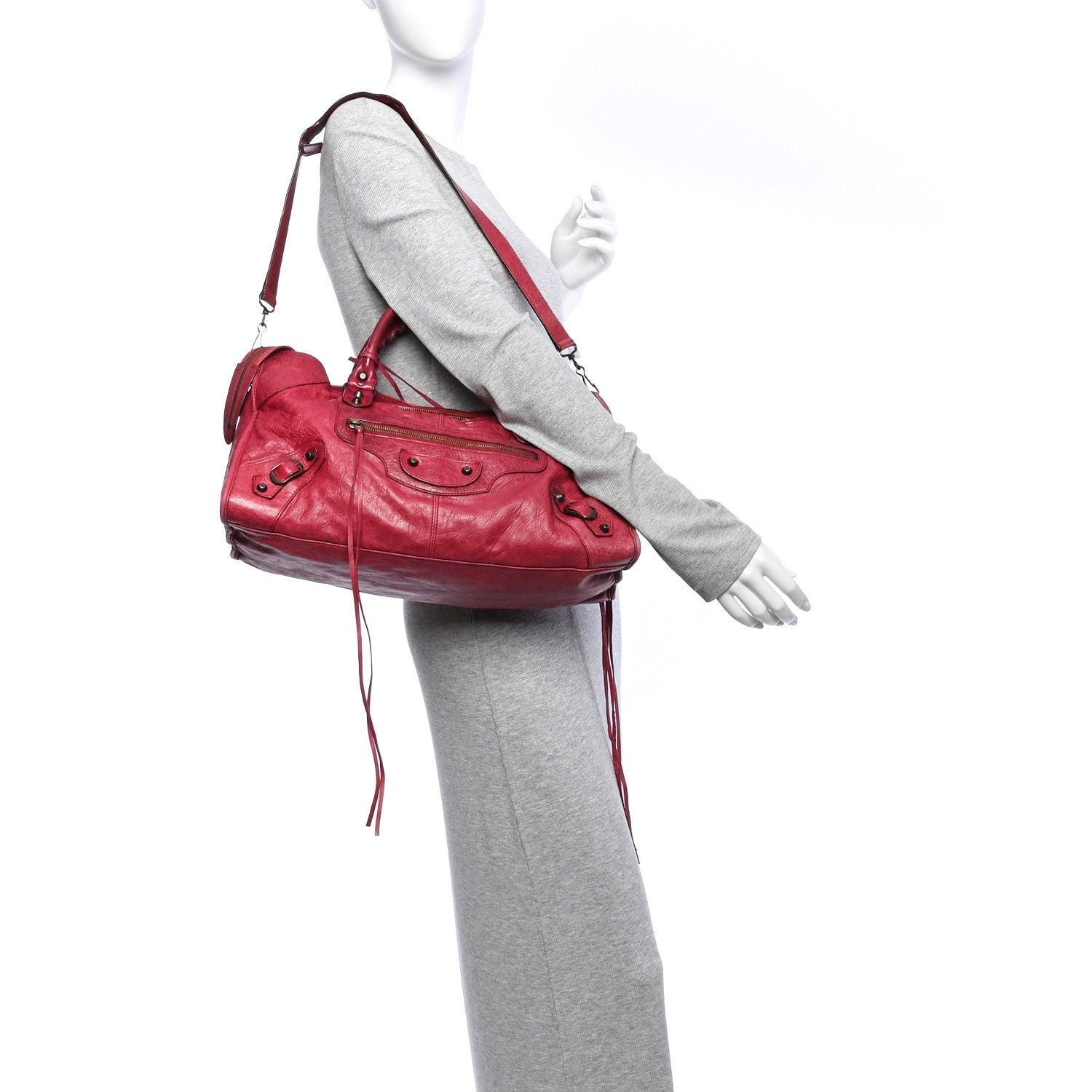 Balenciaga Agneau Classic Hardware Part Time Poupre 2 of 12