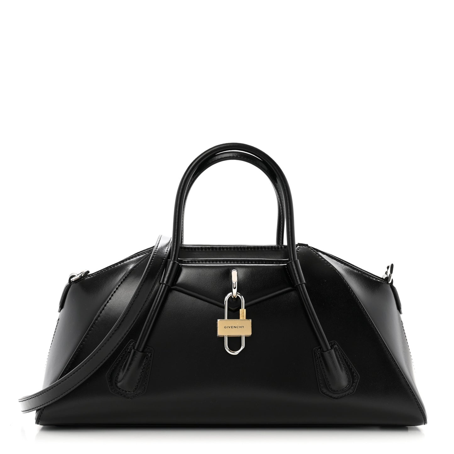 Box Calfskin Mini Antigona Stretch Black