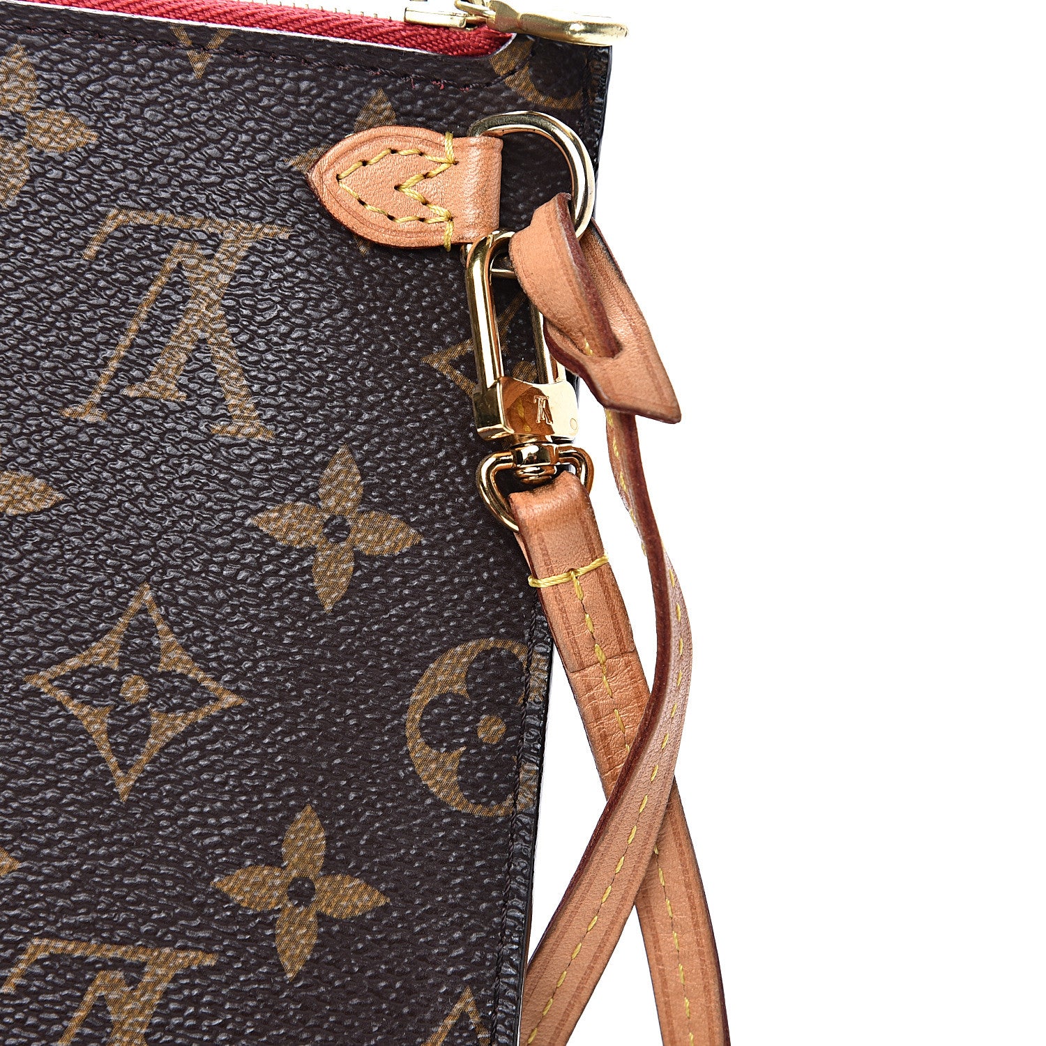 Louis Vuitton Monogram Neverfull MM GM Pochette Cherry 7 of 7