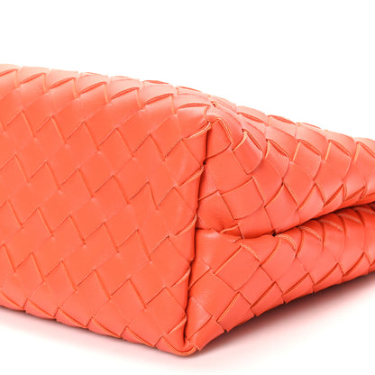 Bottega Veneta Nappa Intrecciato Small Andiamo With Chain Shoulder Bag Orange 8 of 8