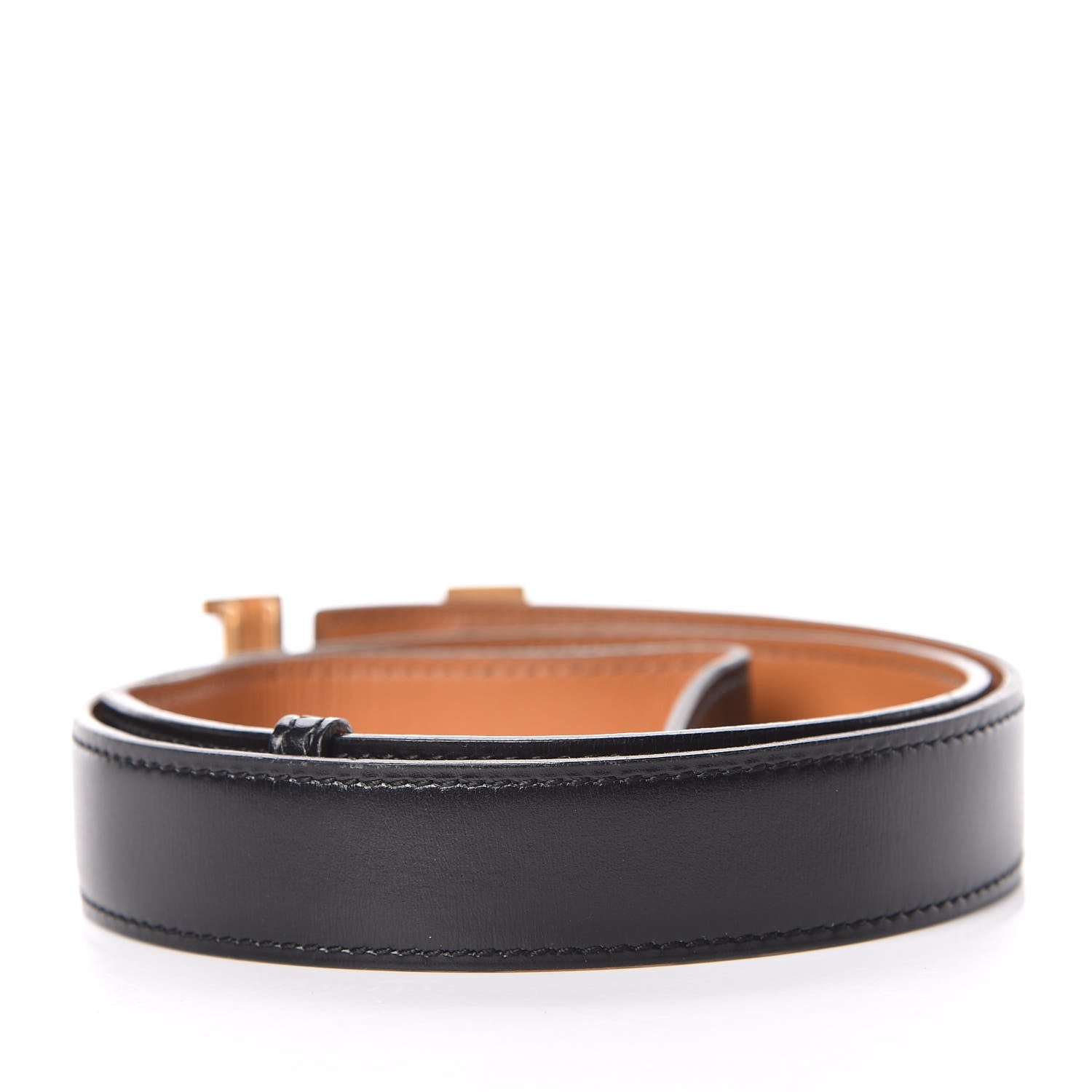 Hermes Box Chamonix 24mm Mini Constance Belt 70 Black Natural 3 of 8