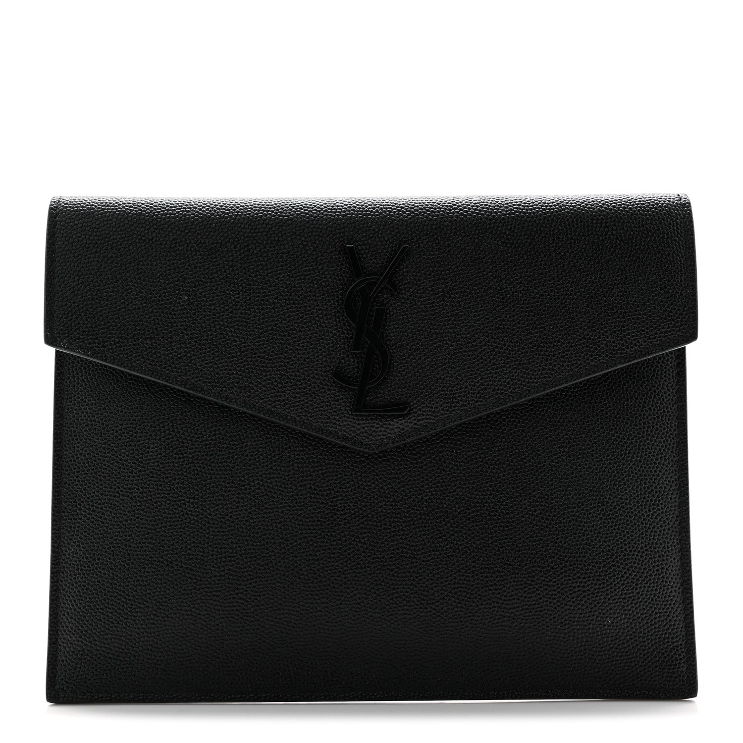 Saint Laurent Grain De Poudre Uptown Baby Pouch Black 1 of 8
