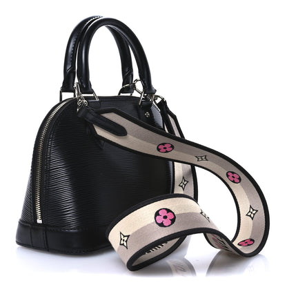 Louis Vuitton Epi Jacquard Alma BB Black 3 of 10