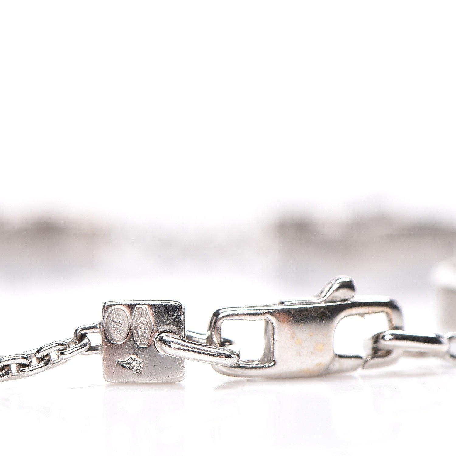 Louis Vuitton 18K White Gold Monogram Bracelet 3 of 3
