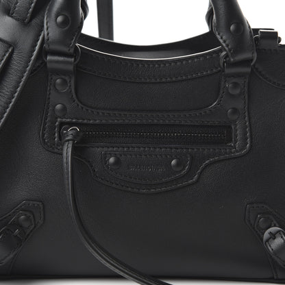 Balenciaga Smooth Calfskin Neo Classic Black Hardware Mini City Black 9 of 9