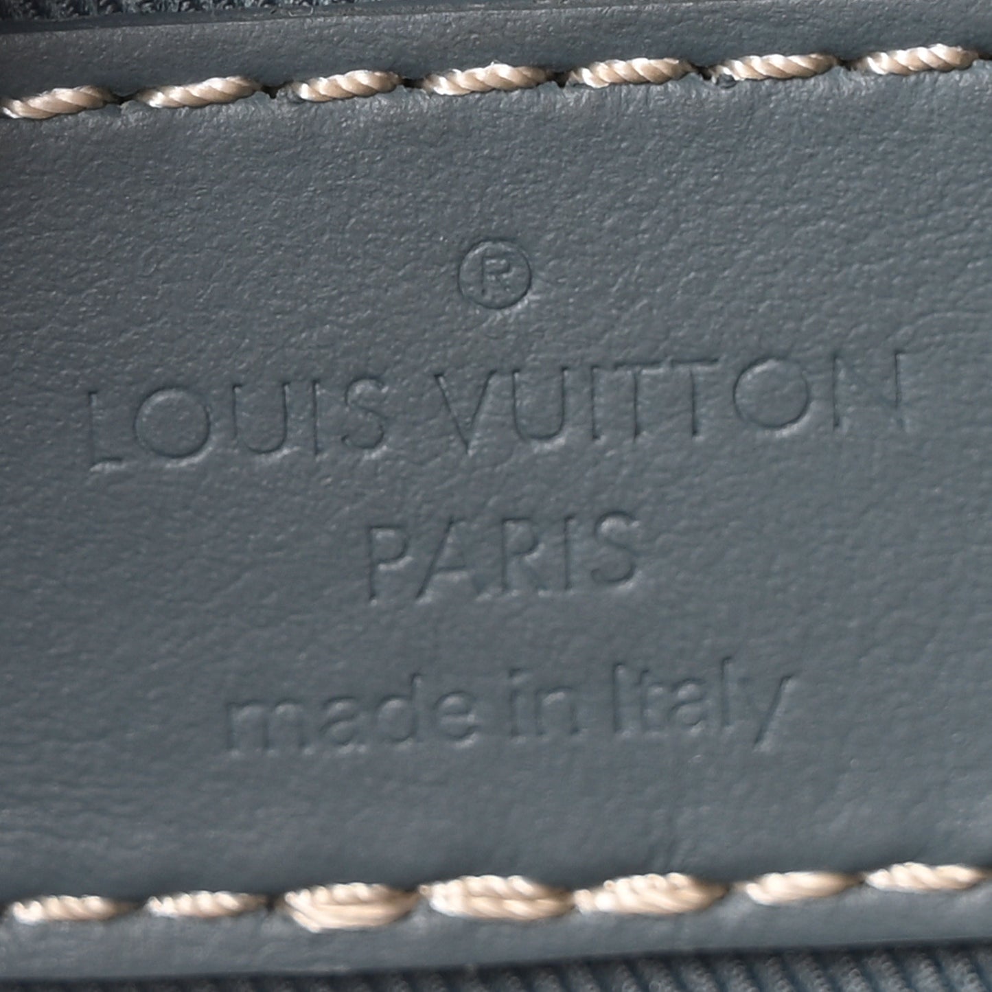 Monogram Washed Denim Keepall Bandouliere 50 Blue