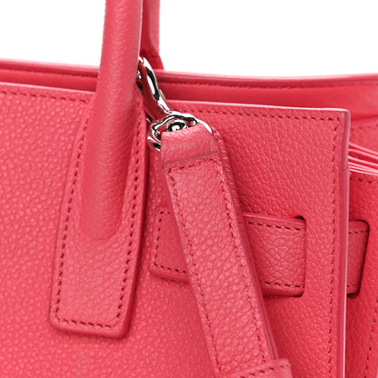 Saint Laurent Grained Calfskin Nano Sac De Jour Coral 10 of 12