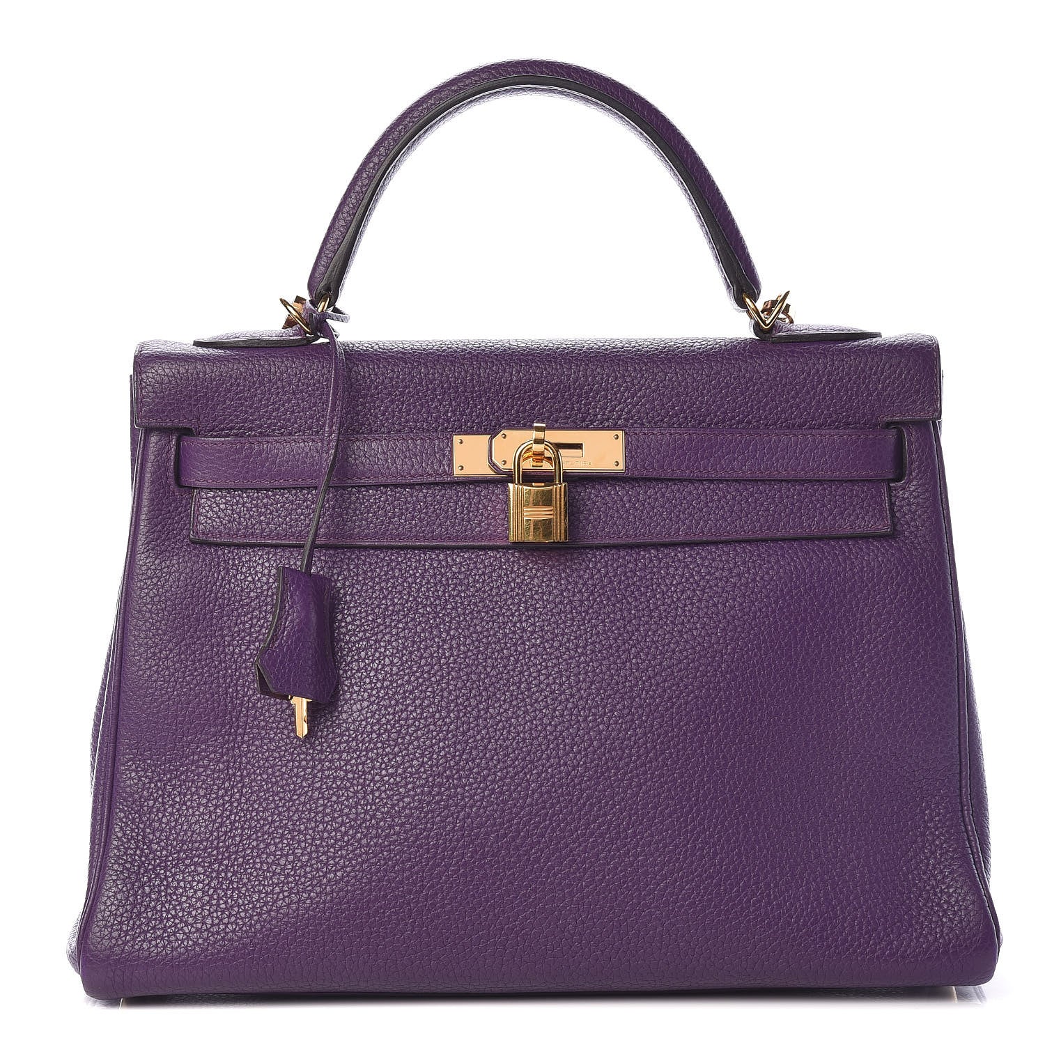 Hermes Taurillon Clemence Kelly Retourne 32 Ultraviolet 1 of 15