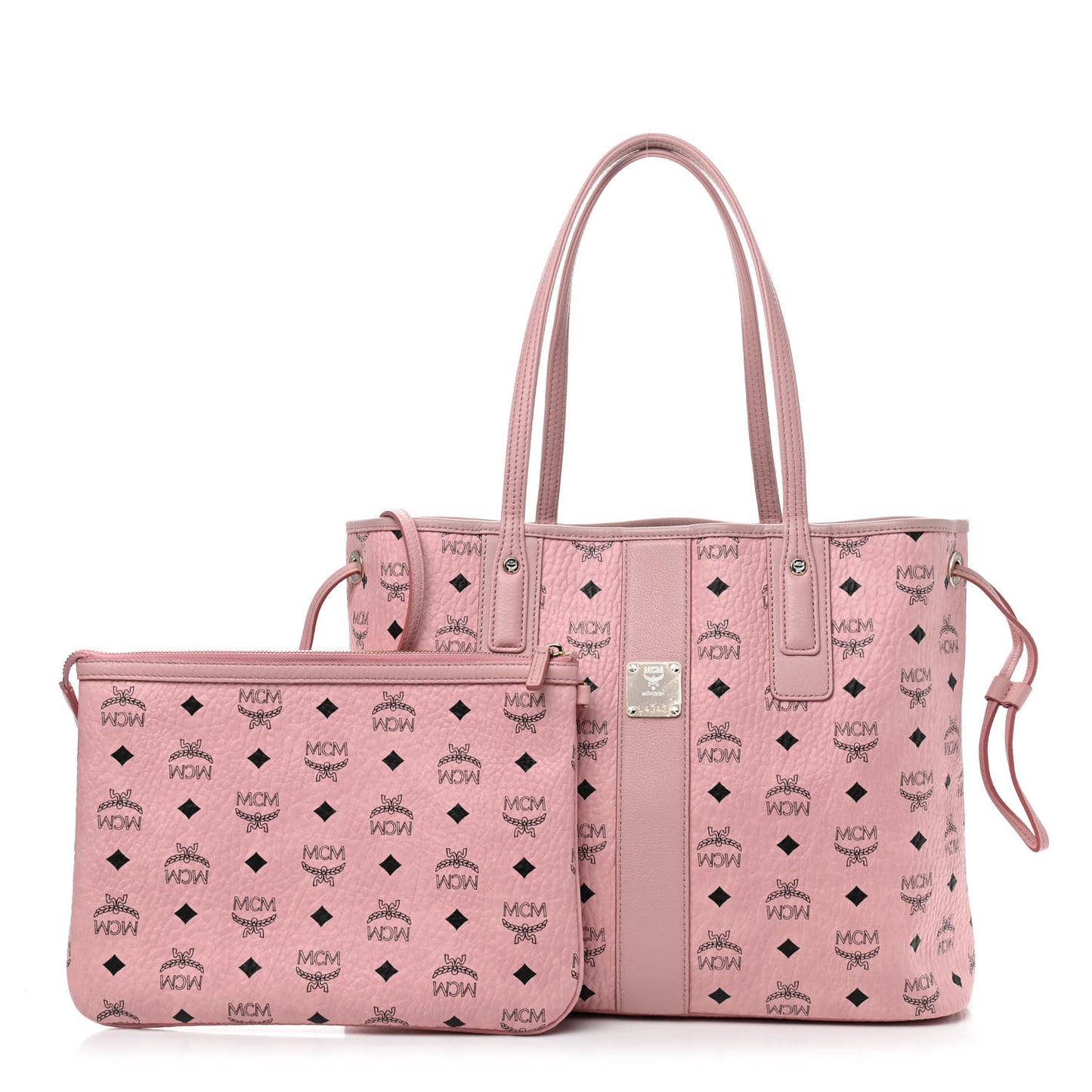 Visetos Medium Liz Reversible Shopper Tote Pink