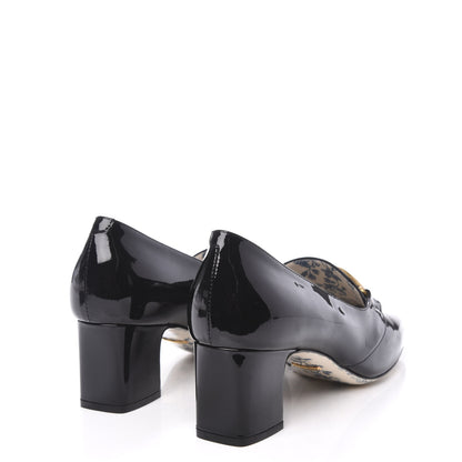 Gucci Vernice GG Victoire 55mm Loafer Pumps 41 Black 4 of 9