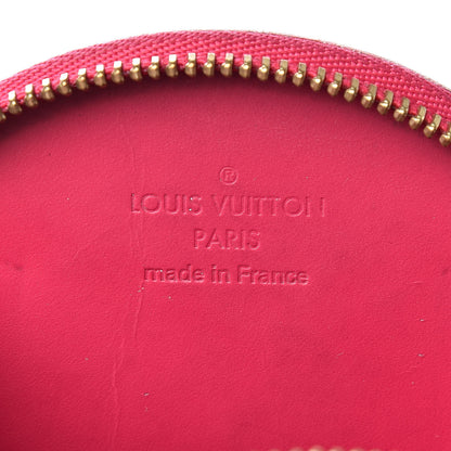 Louis Vuitton Vernis Roses Chapeau Coin Purse Rose Pop 6 of 10