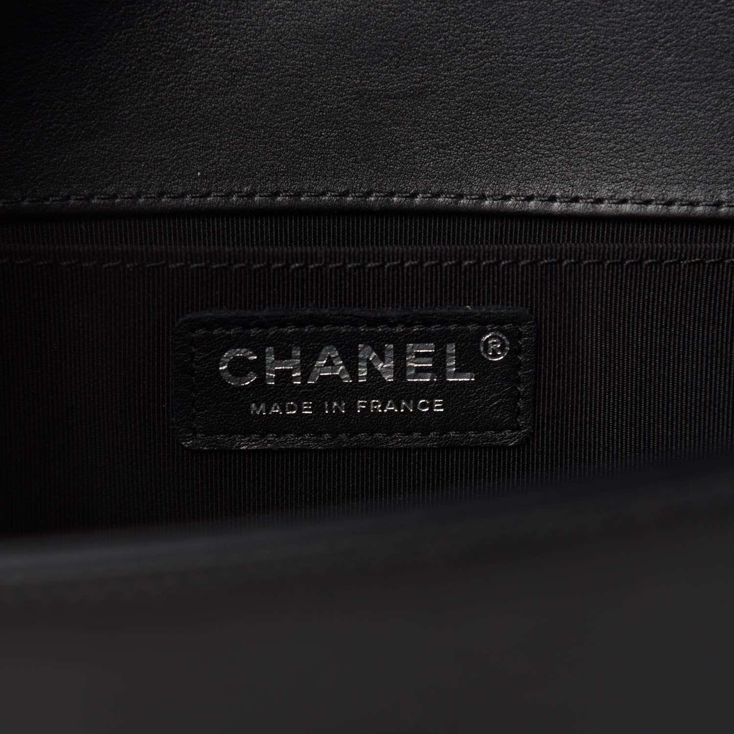 Chanel Calfskin Quilted Medium Boy Flap So Black 11 of 14
