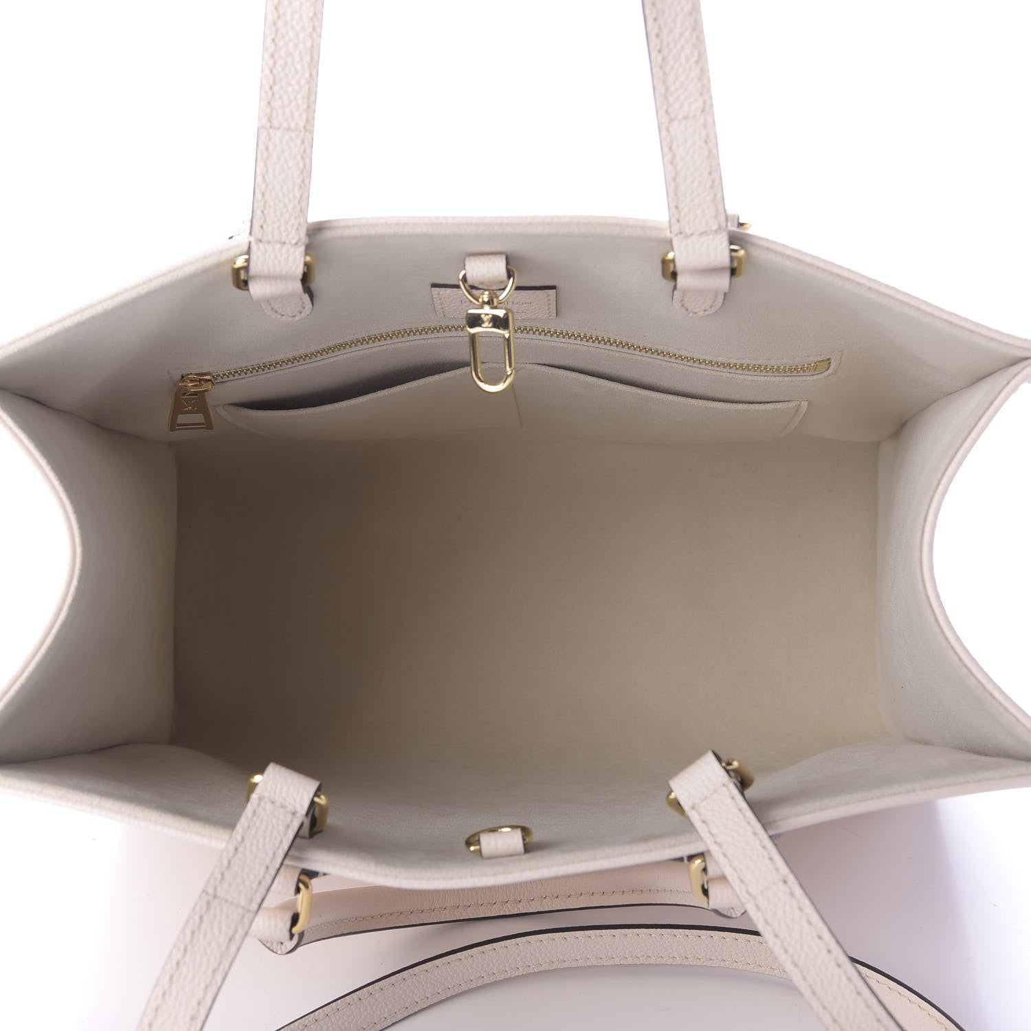 Louis Vuitton Empreinte Monogram Giant By The Pool Onthego MM Cream Saffron 6 of 10